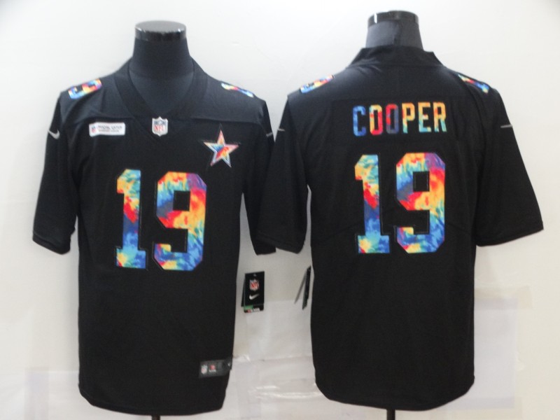 Men's Dallas Cowboys #19 Amari Cooper 2020 Black Crucial Catch Limited Stitched Jersey
